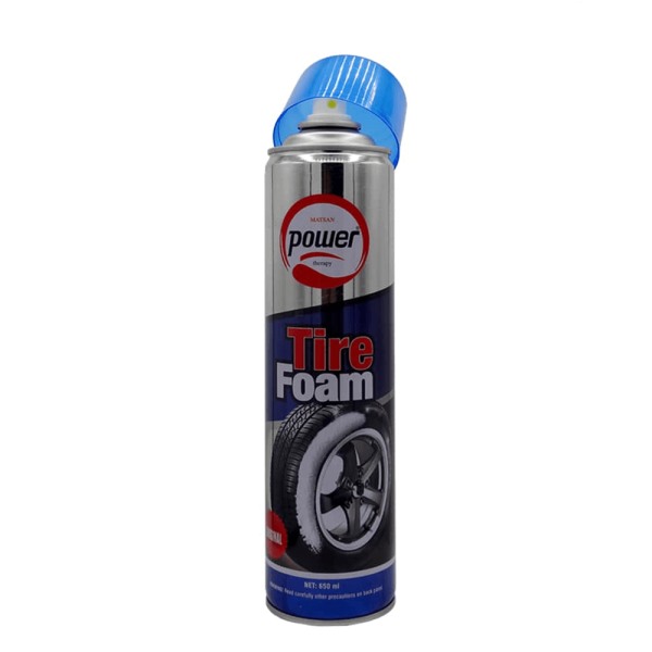 اسپری فوم تایر تمیزکننده لاستیک پاور Power مدل Tire Foam