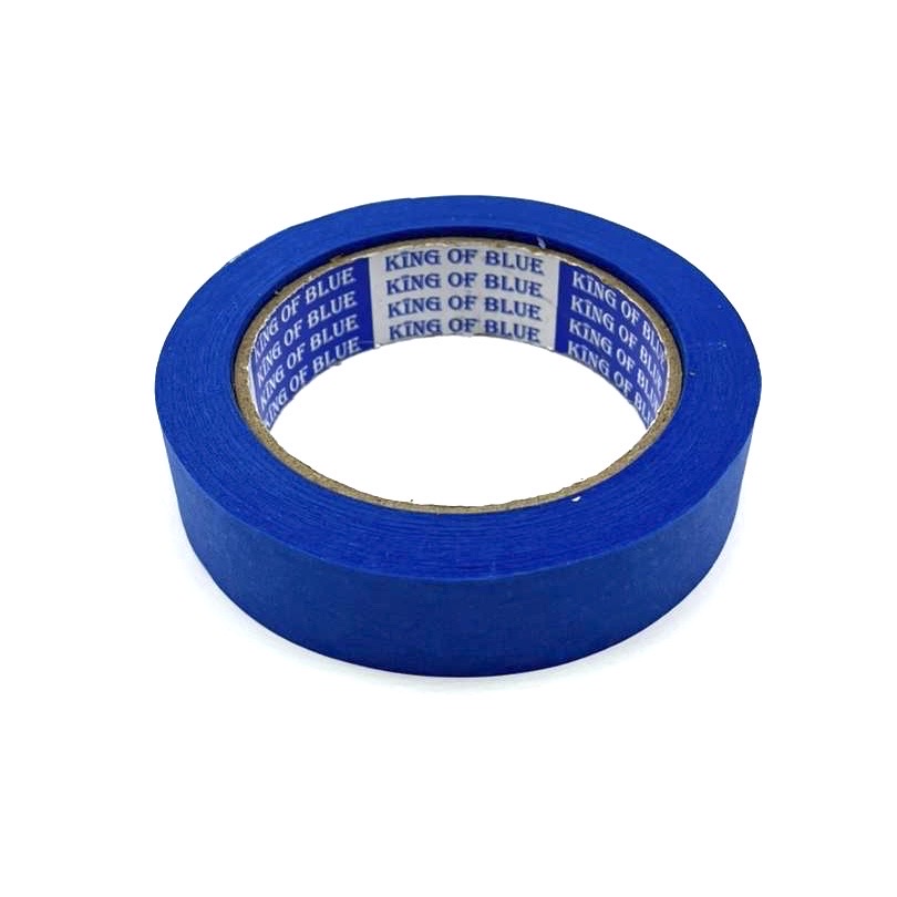 نوار چسب كاغذی آبی مخصوص ماسكه خودرو (چسب گرافگیری) عرض 2/5 سانت Masking Tape Blue King