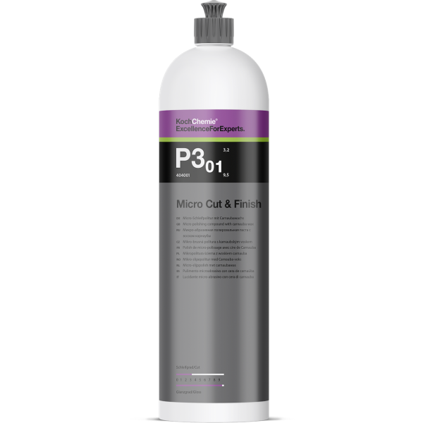 پولیش نرم و آنتی هولوگرام کوکمی P3 مدل Koch Chemie P3.01 Micro Cut & Finish Compound