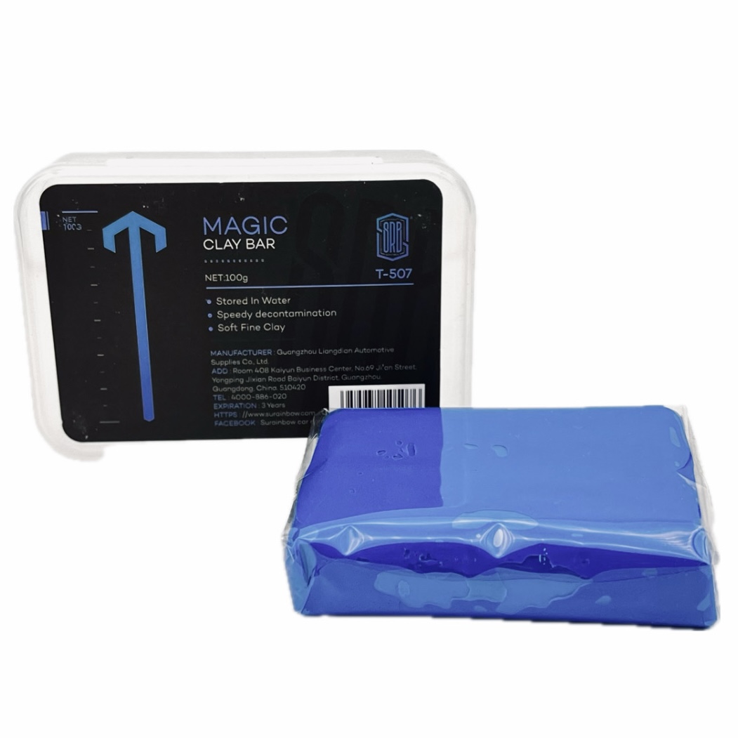 خمیر کلی آبی نرم اس آر بی مدل Surainbow Clay Bar Soft Fine Blue T507