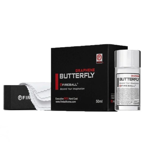 سرامیک بدنه خودترمیم خودرو 50 میل گرافین باترفلای فایربال مدل Fireball Butterfly Graphene 50 ml