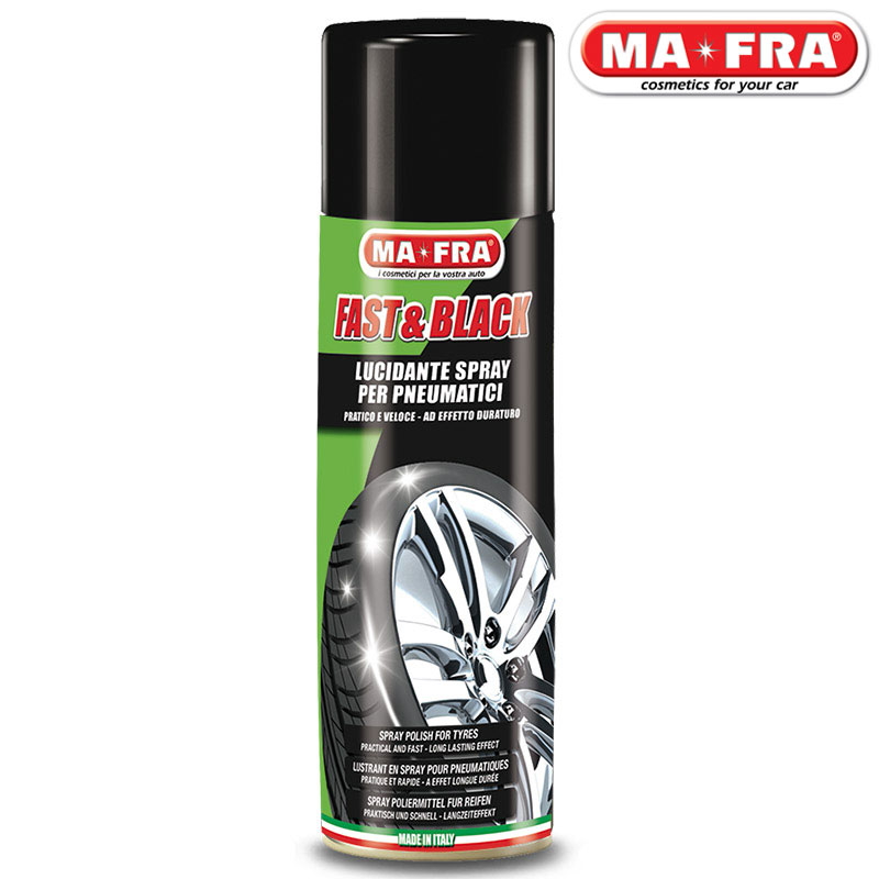 اسپری واکس لاستیک 500 میل مفرا مدل MAFRA Fast & Black
