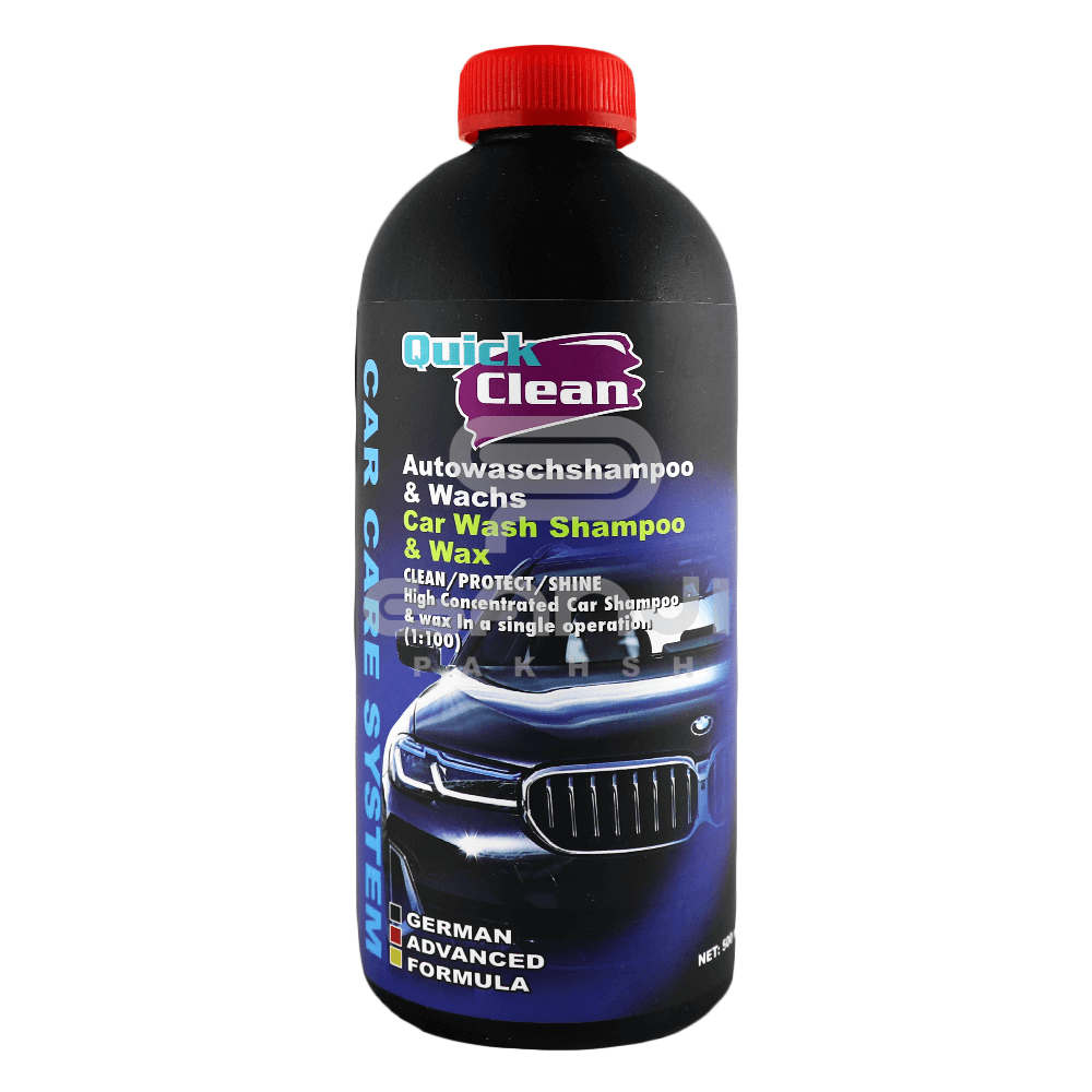 شامپو واکس کوییک کلین براق کننده مخصوص بدنه خودرو مدل Quick Clean Car Wash Shampoo & Wax