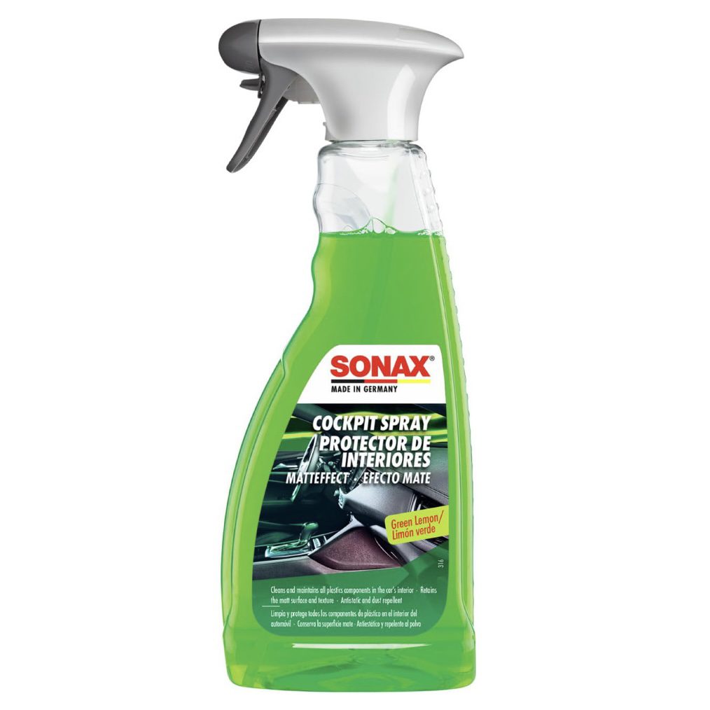 اسپری محافظ داشبورد با رایحه لیمو سوناکس مدل Sonax Cockpit Spray Protector