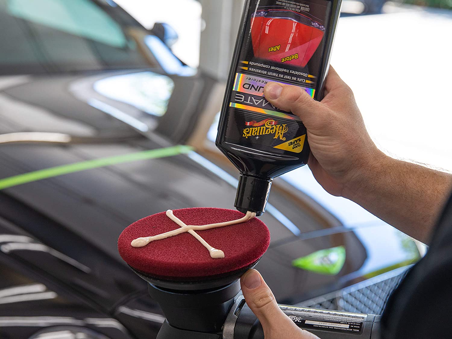 پولیش و واکس ترمیم رنگ کامپاند مگوایرز مدل Meguiars Ultimate Compound