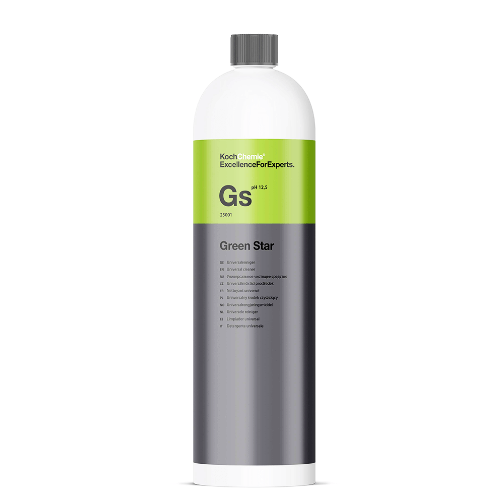 مایع سوپرکنسانتره صفرشویی و جرم گیر کوکمی مدل Koch Chemie Gs Green Star