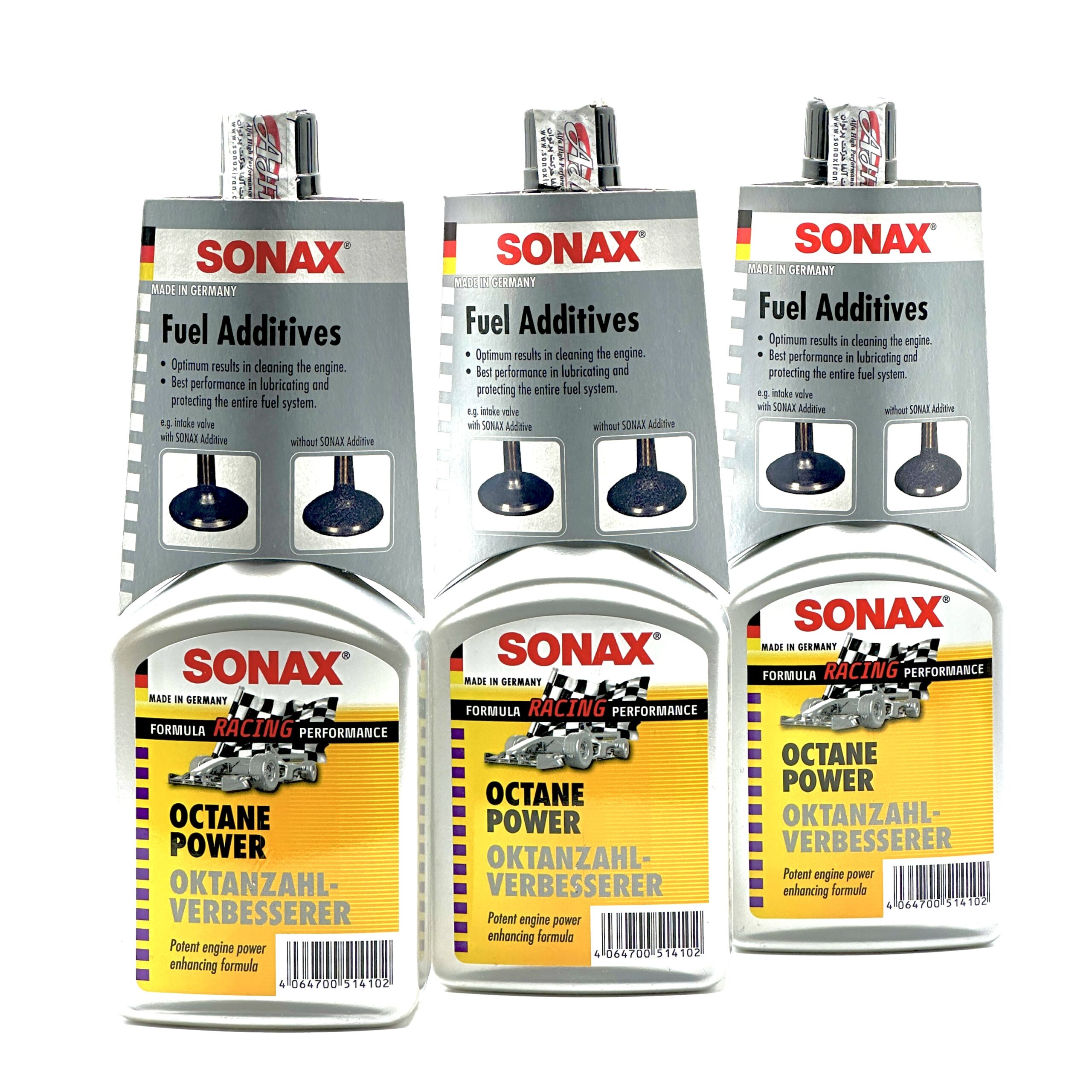 پک 3 عددی مکمل سوخت اکتان پاور سوناکس SONAX OCTANE POWER