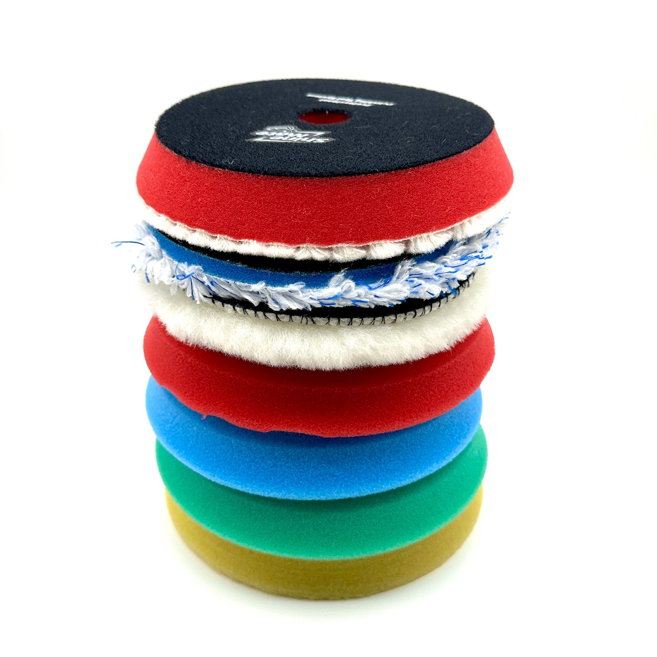 پک 7 عددی پد پولیش 125 میلی متری شاین میت مدل shineMate Polishing Pad Set