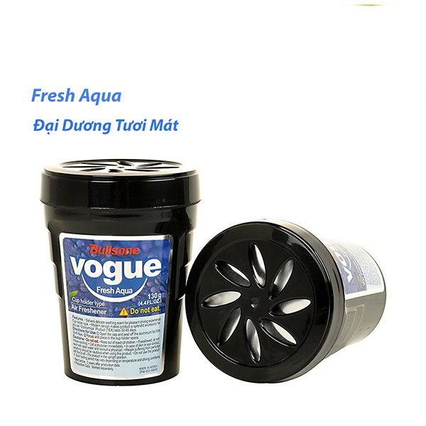 خوشبوکننده خودرو کنسروی بولزوان با رایحه فرانسوی مدل Bullsone Vogue Fresh Aqua Cup Holder Type Car Air Freshener