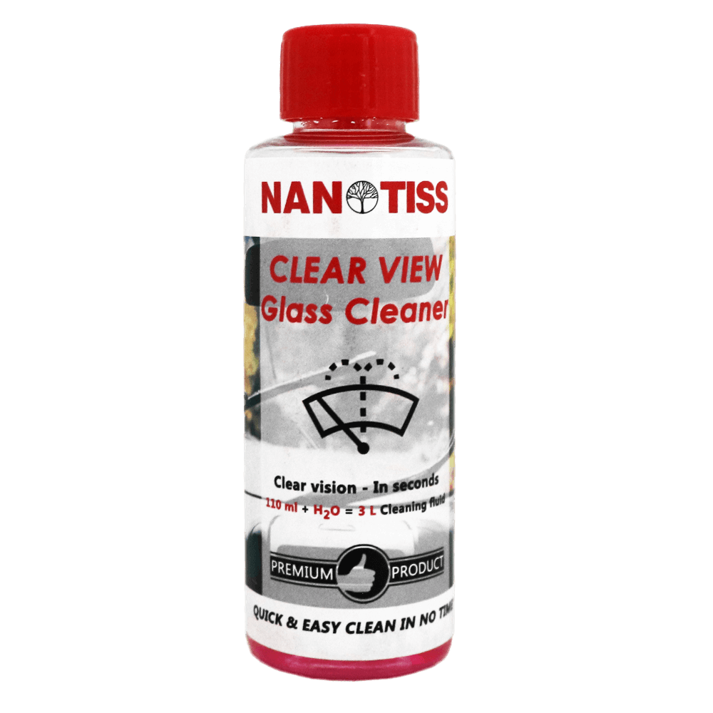 مایع شیشه شوی نانوتیس مدل NanoTiss Clear View Glass Cleaner