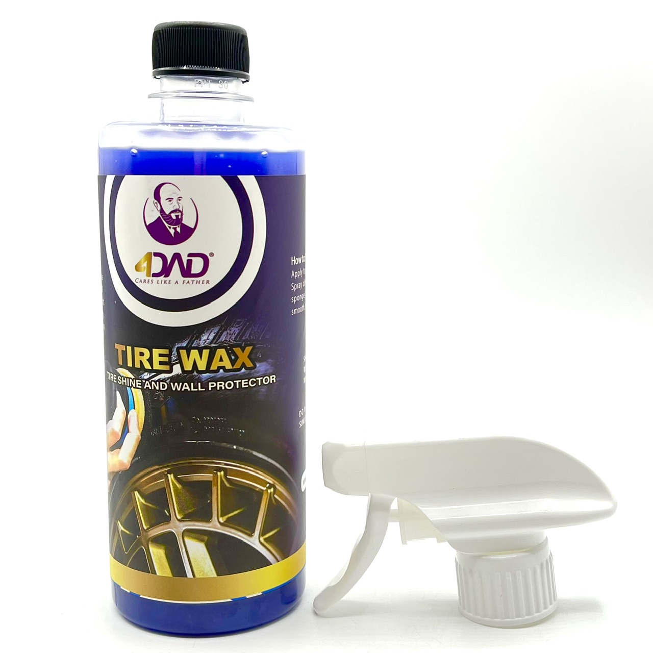 اسپری واکس لاستیک 500 میل فور دد مدل Tire wax 4dad