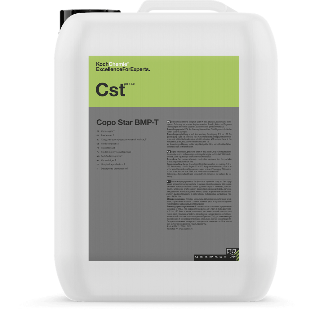 شامپو پر کف غلیظ تاچلس 10 لیتری کوکمی مدل Koch Chemie Cst Copo Star BMP-T