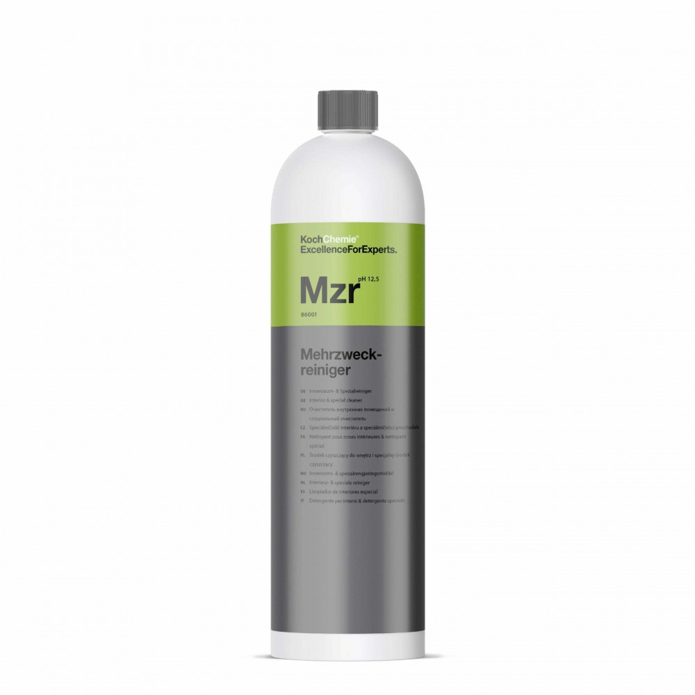 جرمگیر چندمنظوره قلیایی کوکمی مخصوص داخل خودرو و سطوح صنعتی مدل Koch Chemie Mzr Interior & Special Cleaner
