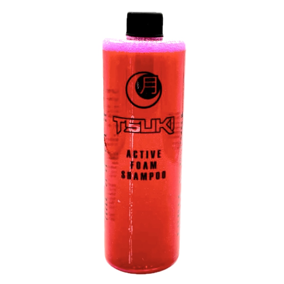 شامپو فوم رنگی قرمز اکتیو بدنه خودرو تسوکی مدل TSUKI ACTIVE FOAM SHAMPOO