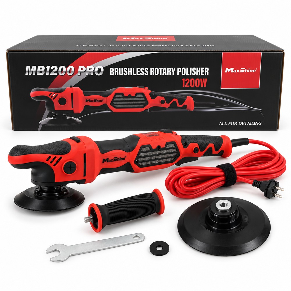 دستگاه پولیش روتاری براشلس 1200 وات مکسشاین MaxShine MB1200 Pro